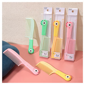 LMLTOP pettine di plastica di alta qualità per capelli di dinosauro giallo rosa rosa con logo SY751 - Product Image 1