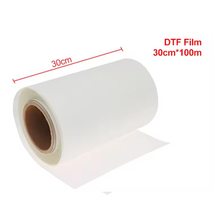Película PET de Transferencia Digital DTF de Doble Cara Mate de Alta Calidad para Impresión Instantánea, Rollo de 30CM*100M - Product Image 1
