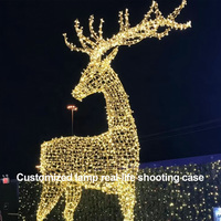 Luces Navideñas LED Grandes para Exteriores con Diseño Personalizado 2025, Luces Decorativas con Motivo de Arco 2D, Conjuntos de Decoración para Fiestas