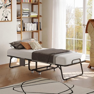 Premium Portable <strong>Folding</strong> <strong>Bed</strong> Metal Platform <strong>Rollaway</strong> <strong>Beds</strong> Steel Sofa <strong>Bed</strong> - Product Image 5