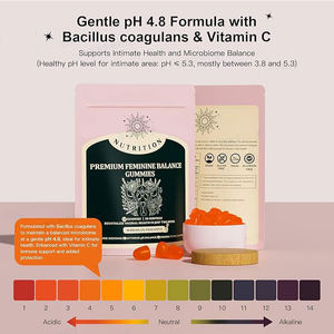 Premium <span class=keywords><strong>Hawaiian</strong></span> ananas lezzet kadınsı denge Gummies bağışıklık desteği yetişkinler için PH dengesi beslenme takviyeleri - Product Image 4