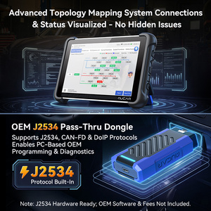Outils de diagnostic automobile complets MUCAR 892BT PRO avec intelligence artificielle, scanner OBD2, codage ECU, carte de topologie, J2534, DOIP, CANFD - Product Image 3