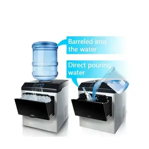 MK-68 KG Business Stainless Steel <b>Ice</b> Maker 220wHome Small Smart Premium <b>Ice</b> Making <b>Machine</b> - Product Image 2