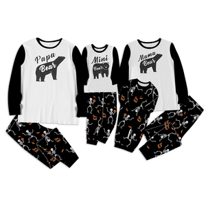 Pigiama abbinato per la <span class=keywords><strong>famiglia</strong></span> di Halloween <span class=keywords><strong>in</strong></span> fibra di bambù papà Mama Mini stampa a manica lunga 2 pezzi Set per tutte le età - Product Image 5