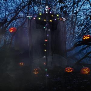 Nouveau design 2023 : Répulsif extérieur anti-oiseaux et anti-nuisibles en forme de sorcière, avec visage de fantôme effrayant, pour décoration d'Halloween et protection des récoltes - Product Image 6