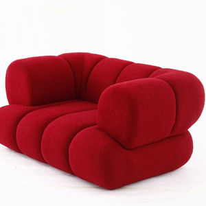 Sofá de sala de estar, mueble moderno de tela, intermedio, midcentury - Product Image 1