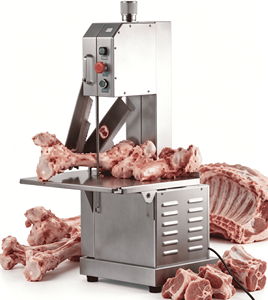 Machine à découper les os peintes HJ-F120B avec poulie détachable <span class=keywords><strong>et</strong></span> couvercle de porte – Machine à découper la viande <span class=keywords><strong>et</strong></span> les os - Product Image 1