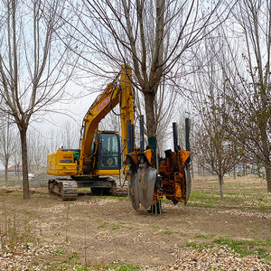 Baumverpflanzungsmaschine Baggeranbaugerät Baumspaten Maschine zum Ausgraben von Bäumen - Product Image 4