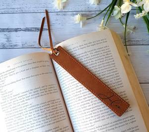 Marque-pages personnalisables en similicuir Mineti MLBK, gravables au laser, cadeaux de lecture pour les amateurs de livres, cuir végétalien - Product Image 6