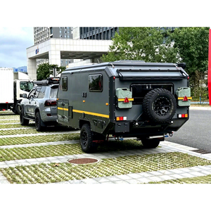 Rimorchi da Campeggio Australiani 4x4 a Singolo Asse da 16 Piedi per 2 Persone, con Bagno Interno e Telaio <span class=keywords><strong>in</strong></span> Alluminio - Product Image 3