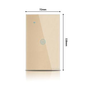 Smart Wall Switch 3-Gang Tempered Glass <b>Wi</b>-<b>Fi</b> Bluetooth App Control Voice Controlled Modern Design IP20 10A 220V - Product Image 6