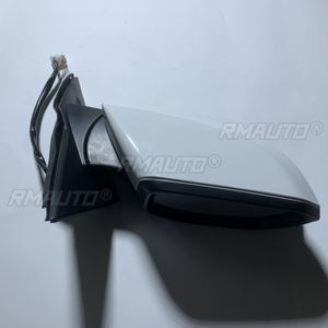 Rétroviseur chauffant avec caméra latérale, peinture assortie, côté passager droit, pour Honda Civic Berline 2016-2020, noir brillant, blanc cassé - Product Image 2