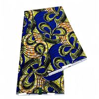 Kain Cetak Lilin Afrika 100% Katun Desain Afrika Capulana Ankara Pagne Batik Nigeria Kain Lilin Tissu Afrika