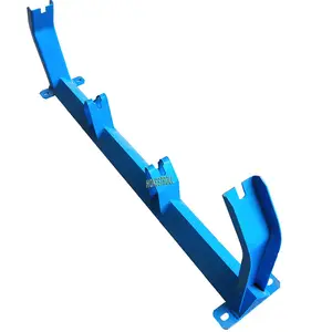 Soporte de rodillo tensor para cinta transportadora, con soporte lateral y medio