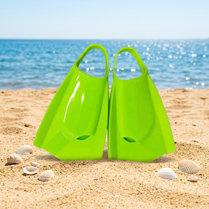 Befine F03 Tamaño adulto Hoja corta Aletas de buceo de natación 4 colores en stock Aletas de natación de bolsillo de medio pie - Product Image 1