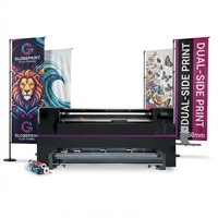 Printer Bendera Sublimasi Dua Sisi High Speed Factory 2.05m Dengan 4 Head I1600 untuk Pencetakan Kain Spanduk dan Iklan