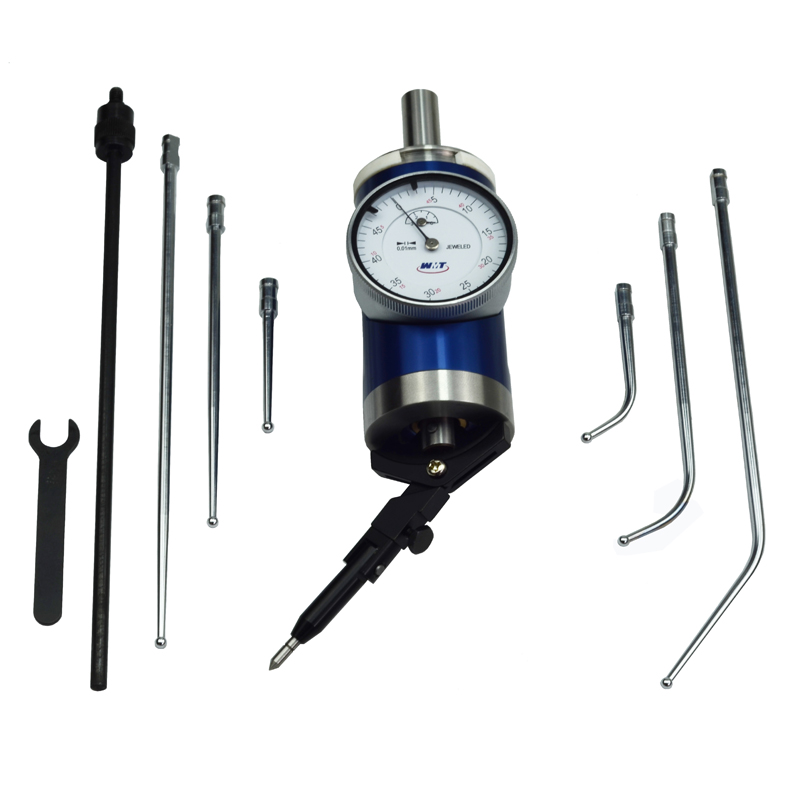 QWORK Dial Test Indicator With 2 Steel Dovetail Clamps - 0 - View #3