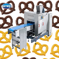 Ligne de production complète de bâtonnets de bretzels salés croustillants avec machine de fabrication et de revêtement
