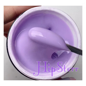 Nuevo Gel Constructor de Uñas Morado Taro Inodoro, Gel de Construcción de Uñas Morado Claro Sin Hema, Gel de Extensión Autonivelante OEM - Product Image 1