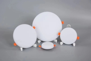 Luz de techo redonda empotrada, Panel de luz Led sin marco, cuadrado, tamaño de agujero recortado - Product Image 6