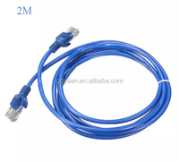 Kabel Patch Ethernet LAN Jaringan Internet Komputer OEM 1M 2M 3M 5M 10M Warna Sesuai Pesanan Rj45 CAT6 23AWG Bersertifikasi ROHS.CE.FC PVC
