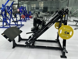 Thiết Bị Thể Hình Giảm Giá Lớn Rosen Tập Thể Dục Thương Mại Sử Dụng Tùy Chỉnh Tấm Màu Nạp Chất Lượng Cao Cấp Tuyến Tính <span class=keywords><strong>Hack</strong></span> <span class=keywords><strong>Squat</strong></span> - Product Image 2