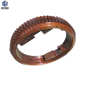 Engranaje de molino de bolas Acero de aleación 30CrMoV9 Forja Módulo grande Transmisión de engranajes Engranaje recto Hobbing en molino - Product Image 1