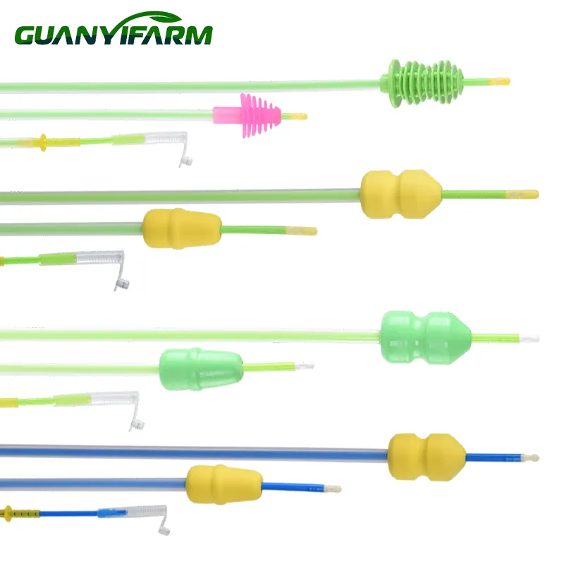 Guanyifarm施肥クリニック精チャンネルスポンジチップ子宮頸部内授精vasdeferens授精養豚場用