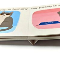Livre cartonné personnalisé OEM d'usine, livre d'images pour enfants à couverture rigide, impression offset couleur CMYK, plastification pour enfants