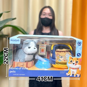 Juguete Infantil, Peluche Eléctrico de Simulación, Conejo Blanco, Golden Retriever, Puede Caminar, Puede Llamar, Muñeco de 22 cm, Portátil, Unisex - Product Image 3