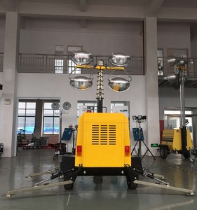 Tùy chỉnh 4x1000 wát LED di động máy phát điện diesel tháp ánh sáng cho xây dựng - Product Image 2