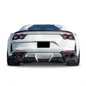 ชุดแต่งตัวถังรถยนต์คาร์บอนไฟเบอร์คุณภาพสูง เหมาะสำหรับ Ferrari 812 พร้อมลิ้นหน้า สเกิร์ตข้าง และสปอยเลอร์หลัง - Product Image 6