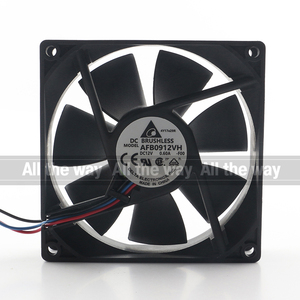 New Delta 5V 24V 48V DC 12V 0.60a AC EC 9025 90x90x25mm 9cm không khí cao khối lượng bóng chassis máy tính biến tần afb0912vh Quạt làm mát - Product Image 4