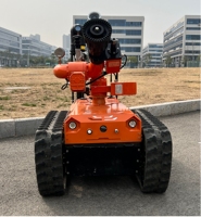 Robot Pemadam Kebakaran Berkualitas Baik dengan Jarak Kendali Jauh yang Luas