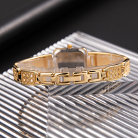 Montres-bracelets de luxe de marque supérieure en or et argent, à quartz, avec bracelet en métal, pour femmes, élégantes, cadeau pour dames, Reloj Mujer
