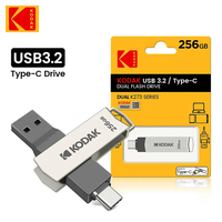 Flashdisk KODAK USB3.2 K273 2 in 1 OTG Tipe C 128 Gb untuk Ponsel