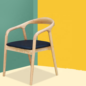 Silla de comedor de madera maciza de lujo antigua, asiento con marco de madera para comedor, restaurante, cafetería y Hotel - Product Image 4