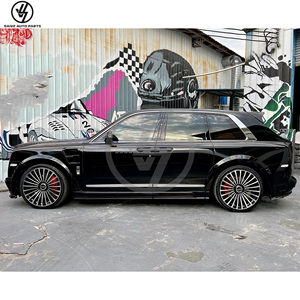Kit carrosserie en fibre de carbone sèche style MSY pour Rolls-Royce Cullinan : pare-chocs, capot, diffuseur arrière, aileron arrière - Product Image 5