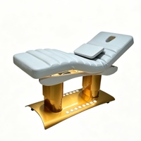 Table de massage électrique, lit de beauté pour salon de coiffure et cosmétiques, lit de spa facial électrique inclinable