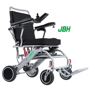 JBH folding electric wheelchair elderly people disabled wheelchair whit remove internal battery