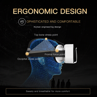 Casque de réalité virtuelle 3D immersif haute définition sans aberration chromatique, sangle en T ajustable, lunettes VR intelligentes