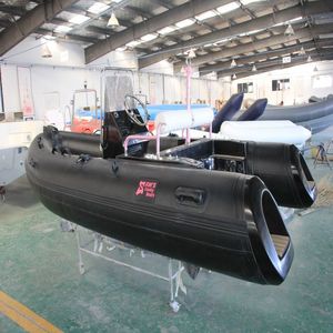 Luxury 430 Fishing Boat Fiberglass Rib 1.2mm Thickness Water Sports Lake River Usage 8-Person Sport <b>Yacht</b> - Product Image 1