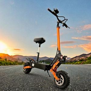Stock USA, livraison rapide en 5 à 7 jours, trottinette électrique 11 pouces, 6000W, 60V, batterie lithium 30AH, autonomie 35-40 miles, trottinette électrique pour adultes - Product Image 1