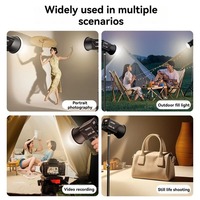 Lumière Vidéo COB 60W CRI96+ Bicolore 2800K-6500K, Lampe LED Professionnelle de Studio pour Caméra et Vidéo