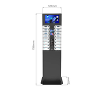 Y2Power MAX Casier de recharge pour téléphones portables à 16 baies, Station de charge rapide PD 20W, Optionnel pour support au sol et écran publicitaire