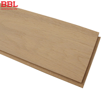 Plancher en bois d'ingénierie en chêne BBL à 2 couches, noyau HDF, placage de bois TAP GO, installation par clic, technique lisse, large planche, huile cirée