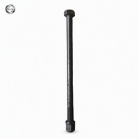 Boulon à tête hexagonale M27 x pas de 2 mm x 490 mm, grade 10.9, avec écrou, pour montage sur camion minier à benne large