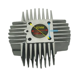 Kit de cilindro de motocicleta montaje de cilindro de aluminio plateado para Maxi 50 <span class=keywords><strong>K</strong></span> N <span class=keywords><strong>NK</strong></span> Sprung trasero SKW SW - Product Image 1
