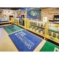 Vente en gros en boutique d'armoire à tabac magasin de décoration magasin de fumée vitrine murale avec support vitrine en verre