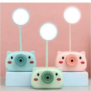 Lampe de bureau LED créative USB en forme de dessin animé, veilleuse de chevet pour chambre à coucher, protection oculaire, lampe de lecture, lampe d'apprentissage pour le repassage des crayons - Product Image 2